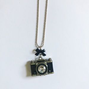 Betsey Johnson Camera Necklace